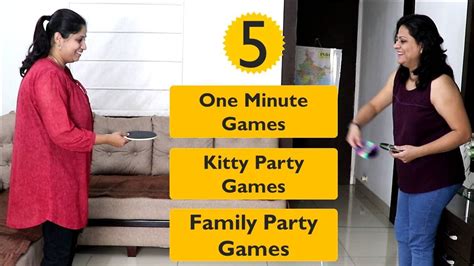 party games for kitty party|one minute game for kitty.